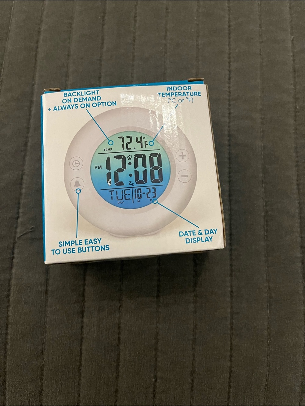 Westclox Digital Alarm Clock – New in Box ⏰